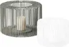 Philippi Oslo Windlicht L Stahl, pulverbeschichtet, Glas Produktbild-Vorschau 3