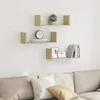 vidaXL Półki ścienne 3 szt. dąb sonoma 58x18x18 cm Materiał Podgląd zdjęcia produktu 3