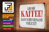 Holzschild Spruch 30x20cm gib Kaffee dann niemand verletzt Produktbild-Vorschau 3