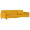 Maison Exclusive - Schlafsofa 2-Sitzer mit 2 Kissen Gelb Produktbild-Vorschau 2