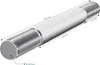 Wiltec Standard Steckachse 135 x 20 mm für Schubkarre, Produktbild-Vorschau 4