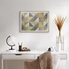 Gerahmtes Poster - Rahmen in heller Eiche - Abstraktion Produktbild-Vorschau 6
