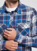 Brandit Check Shirt Long Sleeve navy, M Voir les images du produit 17