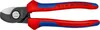 Knipex 95 12 165, Ruční řezačka kabelů, Modrá, Červená, Náhled obrázku produktu 13