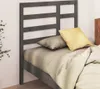 vidaXL Bett-Kopfteil Grau 81x4x104 cm Massivholz Kiefer -  Produktbild-Vorschau 8