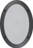An oval-shaped outdoor wall light with a dark gray frame and a white diffuser. Produktbild-Vorschau