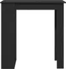 A black bar table with a shelf is shown against a white background. Náhled obrázku produktu