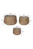 Mica Decorations Avalon Pflanzenkorb - 3er-Set - H32 x Ø44 Produktbild-Vorschau 8