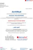 A certificate of analysis from Dermatest GmbH. Produktbild-Vorschau