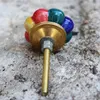 Möbelknauf aus Keramik Shabby Chic Rosette - vierfarbig - Produktbild-Vorschau 9