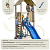 Fungoo Spielturm / Gartenspielhaus CAROL1, mit Rutsche 2,2m Produktbild-Vorschau 23
