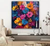 MuchoWow® - Leinwandbilder - Blumen - Bunt - Abstrakt - Produktbild-Vorschau 7