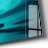 DEQORI Glasuhr 60x30 cm Zahlen 'Polarlichter in Norwegen' Produktbild-Vorschau 5
