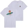 Bavarian Caps T-Shirt , Pumuckl surft Weiß, M Produktbild-Vorschau 3