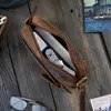 Herrenhandtasche aus braunem Leder Paolo Peruzzi T-56-HBR Produktbild-Vorschau 6