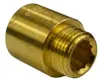 Závitové kovanie mosadzný kohútik 1/2" AG x 1/2" IG 30 mm Náhľad obrázku produktu 1
