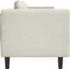 vidaXL Sofa mit Kissen 3-Sitzer Creme Samt Produktbild-Vorschau 5
