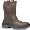A single brown work boot is shown against a white background. Produktbild-Vorschau