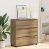 vidaXL Szafka do przechowywania Artisan dąb 80 x 31 x 81 cm Podgląd zdjęcia produktu 6