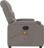 masážne kreslo vidaXL Taupe Fabric Náhľad obrázku produktu 4