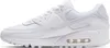 A side view of a white Nike Air Max 90 sneaker against a white background. Anteprima dell’immagine prodotto