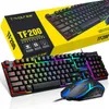 Klawiatura mysz gamingowa LED RGB zestaw dla graczy USB PC Podgląd zdjęcia produktu 1