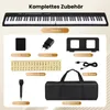 COSTWAY 88-Tasten Keyboard Piano, Faltbares Klavier, Produktbild-Vorschau 9