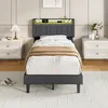 INONEFT Boxspringbett Polsterbett 90x200 mit LED & Produktbild-Vorschau 10