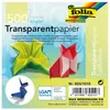 folia Transparentpapier-Faltbl„tter, 100 x 100 mm Anteprima dell’immagine prodotto 7