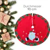 Heimtexland ® Weihnachtsbaumdecke Baumständer Schürze 90 cm Produktbild-Vorschau 2