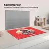 KitchenYeah© Herdabdeckplatte Fahrrad - Radfahrer - Retro , Produktbild-Vorschau 3