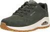 A single green Skechers sneaker is shown from a diagonal angle against a white background. Voir les images du produit
