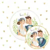 KW-Karte, Umschlag mit Ring, Hochzeit, Brautpaar – Henry Produktbild-Vorschau 1