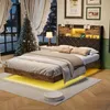 INONEFT Schwebendes Bett 140x200 cm mit RGB LED, Produktbild-Vorschau 11