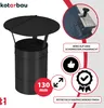 KOTARBAU® Komínová krytka ø 130 mm Komínová krytka Komínová Náhľad obrázku produktu 7