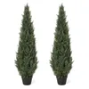 Künstlicher Zypressenbaum 2er Set 4FT (121cm) , Produktbild-Vorschau 1