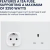 kwmobile Reiseadapter UK - Stromadapter für England - Produktbild-Vorschau 4