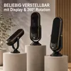 Ventilátor stolní "AKKU", černý Náhled obrázku produktu 6