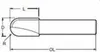 Makita frez do żłobienia Ø 16 mm Ø 16 mm - chwyt 8 mm - Podgląd zdjęcia produktu 3