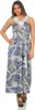 Damen Sommer-Kleid mit Muster; Blau/XL/XXL Produktbild-Vorschau 1