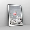 Gerahmtes Poster - Schwarzer Rahmen - Flamingo Schwan Produktbild-Vorschau 8