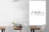 MuchoWow® Poster Skyline "Lissabon" vor weißem Hintergrund Produktbild-Vorschau 2