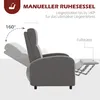 HOMCOM Relaxsessel Einzelsofa Liege 160° neigbarer Produktbild-Vorschau 5