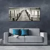 Acrylglasbilder 125x50 Wandbild Druck Meer Brücke Produktbild-Vorschau 3