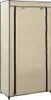 Schuhschrank mit Abdeckung Cremeweiß 58 x 28 x 106 cm Stoff Produktbild-Vorschau 1