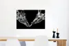 MuchoWow® Poster Tiere - Schwarz - Giraffe - Weiß - Porträt Produktbild-Vorschau 5