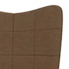 vidaXL Chaise à bascule Marron Tissu Voir les images du produit 6