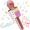 Karaoke Maschine mit 2 kabellosen Mikrofonen, Tragbarer Produktbild-Vorschau 8
