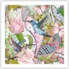 Poster - Poster ohne Rahmen - Vogel Schmetterling Blume - Produktbild-Vorschau 1