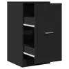 vidaXL Armoire à pharmacie noire 40x41x77,5 cm Bois Voir les images du produit 1